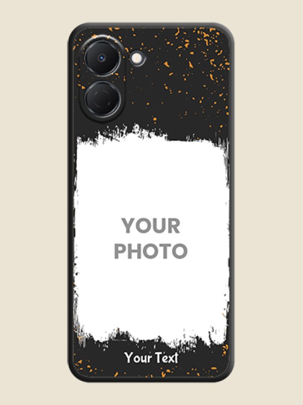Custom Spray Free Design on Photo On Space Black Custom Soft Matte Mobile Back Cover - Tecno Spark Go 3 - alternate view