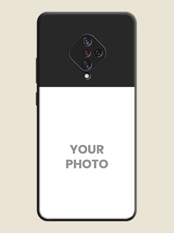 Custom Image Upload With Space Black Color On Custom Soft Matte Mobile Back Cover - Vivo S1 Pro - alternate view