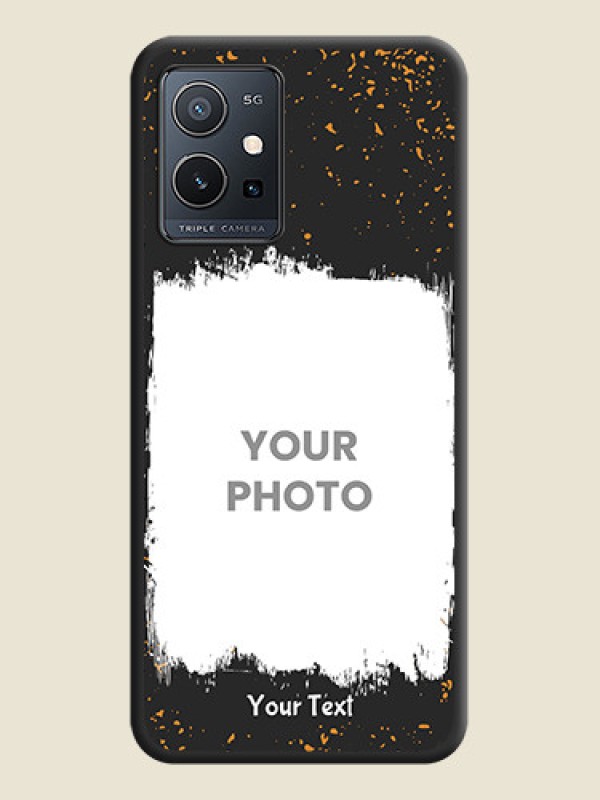 Custom Spray Free Design on Photo on Space Black Soft Matte Phone Cover - Vivo T1 5G - alternate view