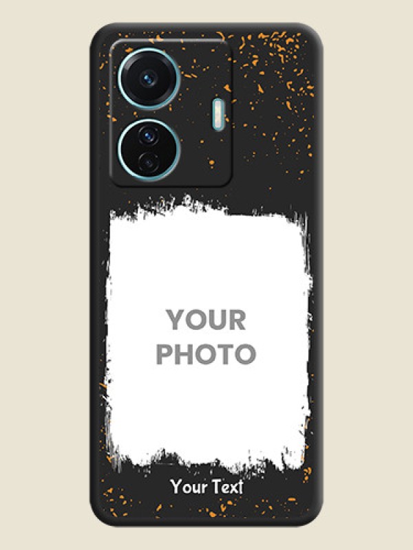 Custom Spray Free Design on Photo on Space Black Soft Matte Phone Cover - Vivo T1 Pro 5G - alternate view