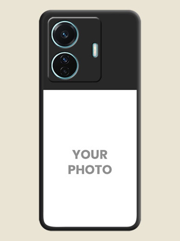 Custom Image Upload With Space Black Color On Custom Soft Matte Mobile Back Cover - Vivo T1 Pro 5G - alternate view