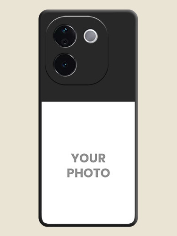 Custom Image Upload With Space Black Color On Custom Soft Matte Mobile Back Cover - Vivo T3 Pro 5G - alternate view