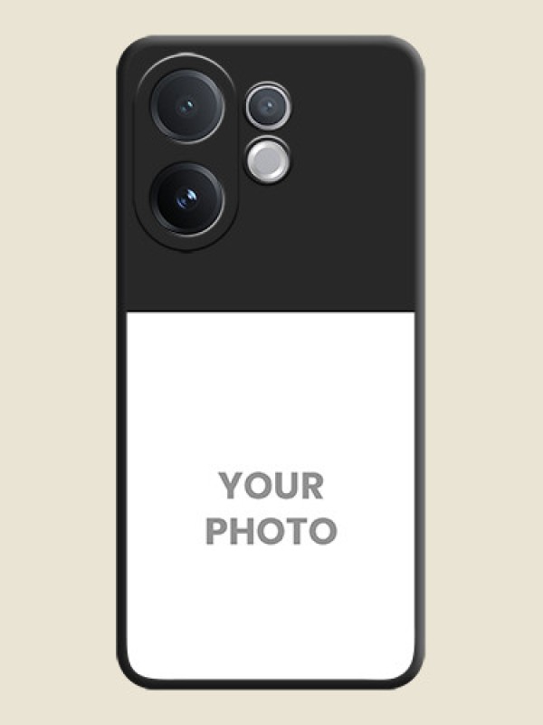 Custom Image Upload With Space Black Color On Custom Soft Matte Mobile Back Cover - Vivo T4 Pro 5G - alternate view