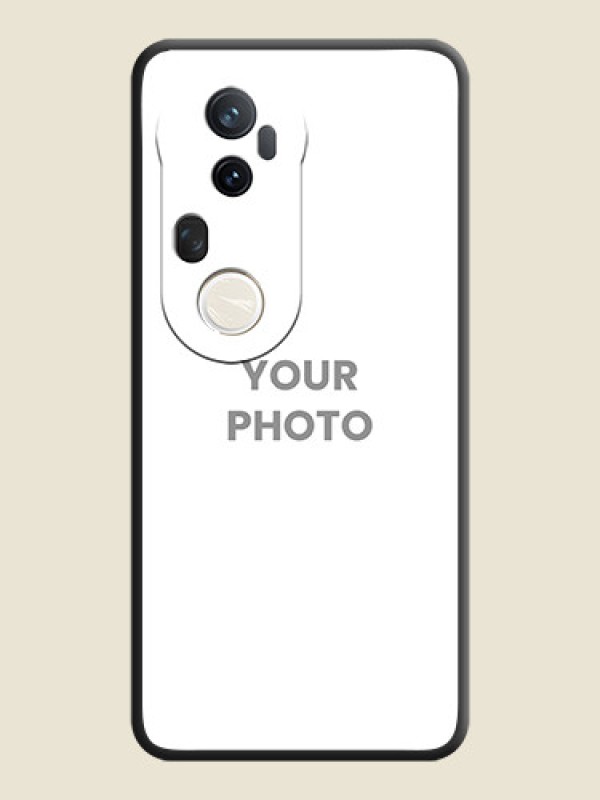 Custom Full Single Pic Upload On Space Black Custom Soft Matte Mobile Back Cover - Vivo T4 Ultra 5G - alternate view