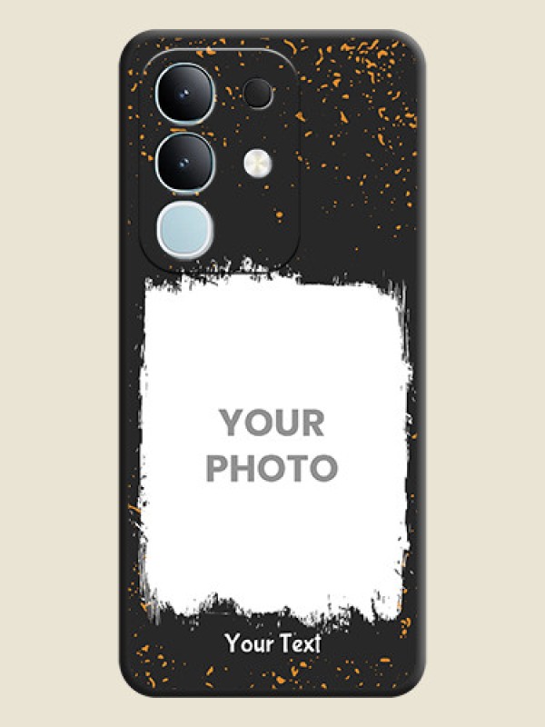 Custom Spray Free Design on Photo On Space Black Custom Soft Matte Mobile Back Cover - Vivo T4x 5G - alternate view