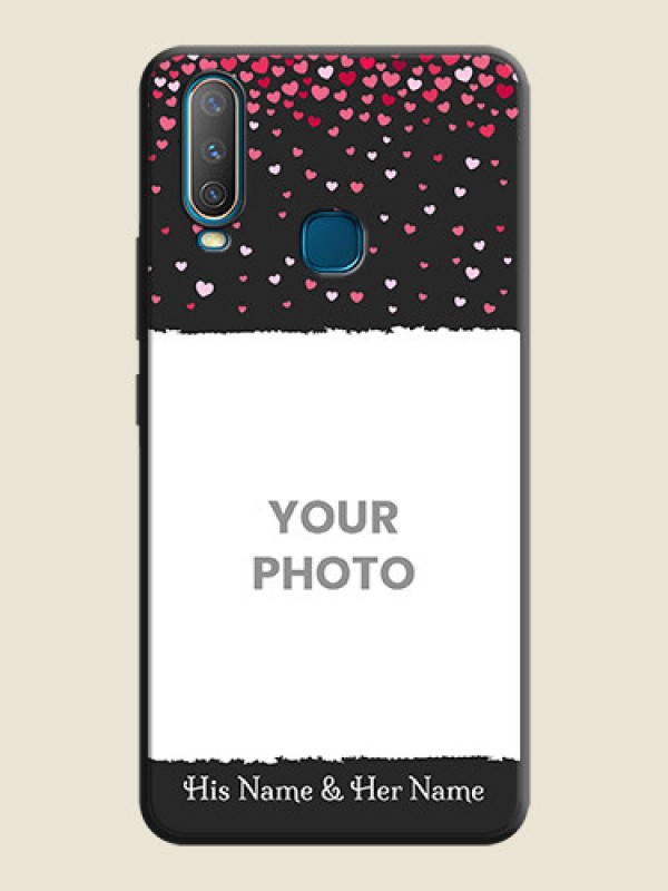 Custom Fall in Love with Your Partner  - Photo on Space Black Soft Matte Phone Cover - Vivo U10 - alternate view