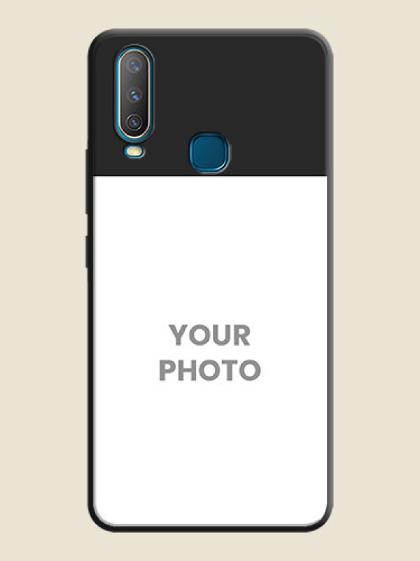 Custom Image Upload With Space Black Color On Custom Soft Matte Mobile Back Cover - Vivo U10 - alternate view