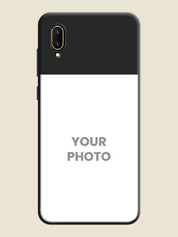 Custom Image Upload With Space Black Color On Custom Soft Matte Mobile Back Cover - Vivo V11 Pro - alternate view