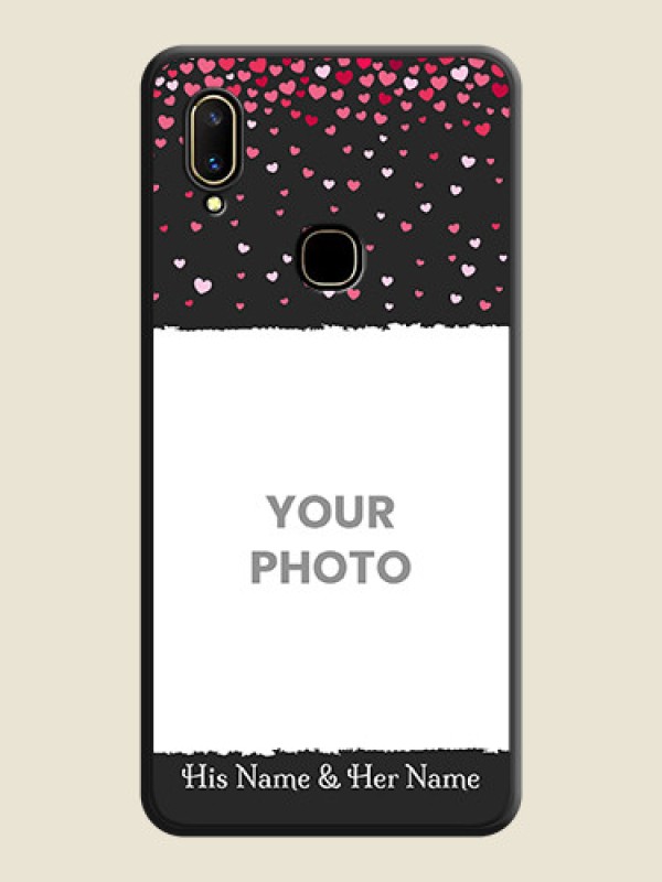 Custom Fall in Love with Your Partner  - Photo on Space Black Soft Matte Phone Cover - Vivo V11 - alternate view