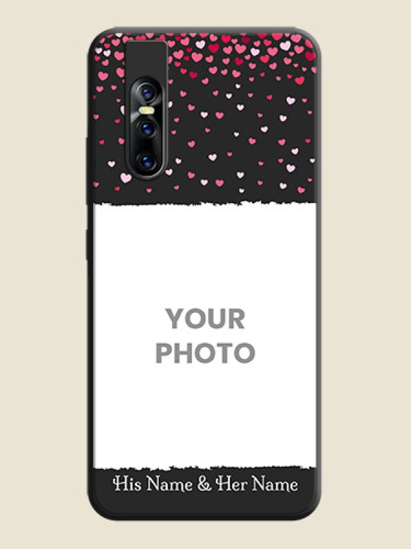 Custom Fall in Love with Your Partner  - Photo on Space Black Soft Matte Phone Cover - Vivo V15 Pro - alternate view