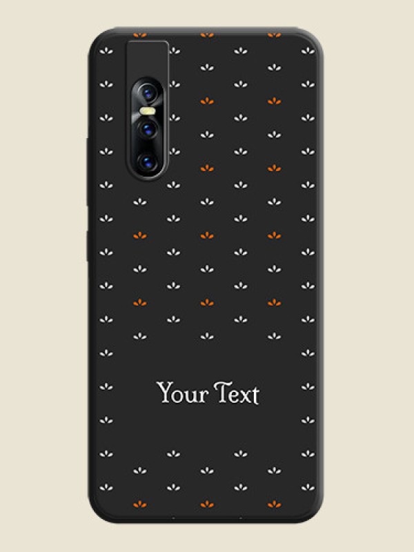 Custom Simple Pattern With Custom Text On Space Black Personalized Soft Matte Phone Covers -Vivo V15 Pro - alternate view