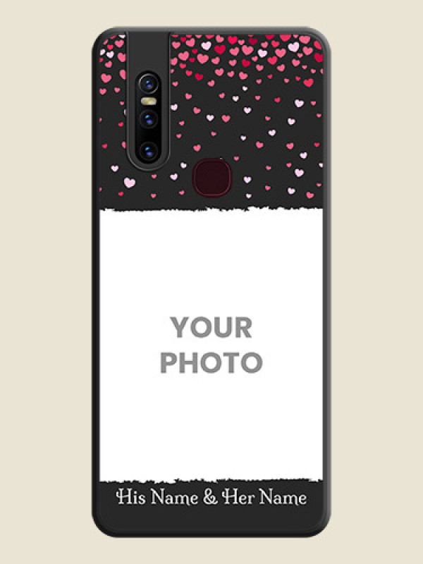 Custom Fall in Love with Your Partner  on Photo on Space Black Soft Matte Phone Cover - Vivo V15 - alternate view