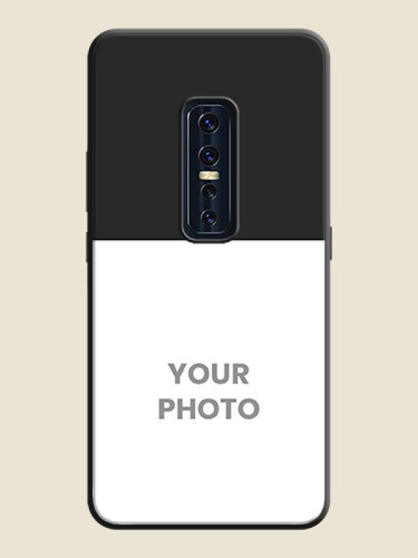 Custom Image Upload With Space Black Color On Custom Soft Matte Mobile Back Cover - Vivo V17 Pro - alternate view