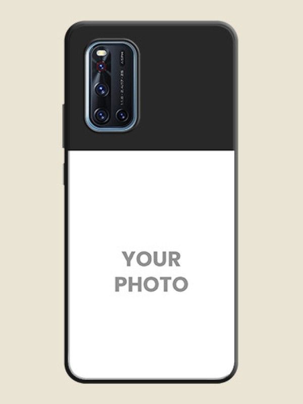 Custom Image Upload With Space Black Color On Custom Soft Matte Mobile Back Cover - Vivo V19 - alternate view