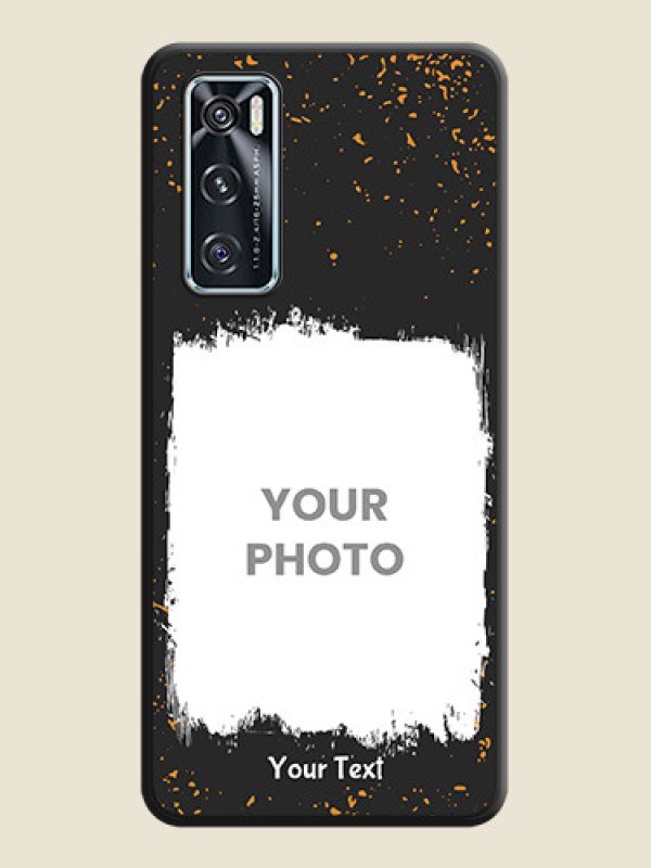 Custom Spray Free Design on Photo on Space Black Soft Matte Phone Cover - Vivo V20 SE - alternate view