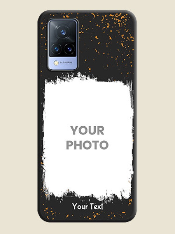 Custom Spray Free Design on Photo on Space Black Soft Matte Phone Cover - Vivo V21 5G - alternate view