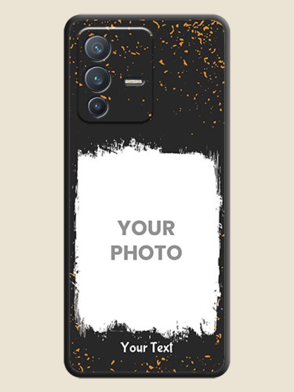 Custom Spray Free Design on Photo on Space Black Soft Matte Phone Cover - Vivo V23 Pro 5G - alternate view