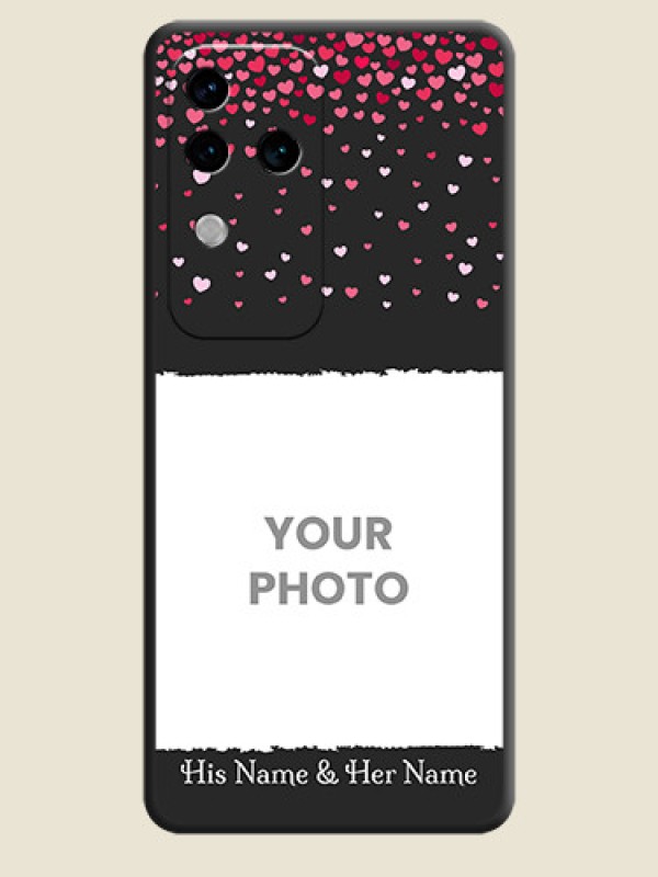 Custom Fall in Love with Your Partner - Photo on Space Black Soft Matte Phone Cover - Vivo V30 Pro 5G - alternate view