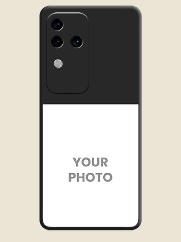 Custom Image Upload With Space Black Color On Custom Soft Matte Mobile Back Cover - Vivo V30 Pro 5G - alternate view