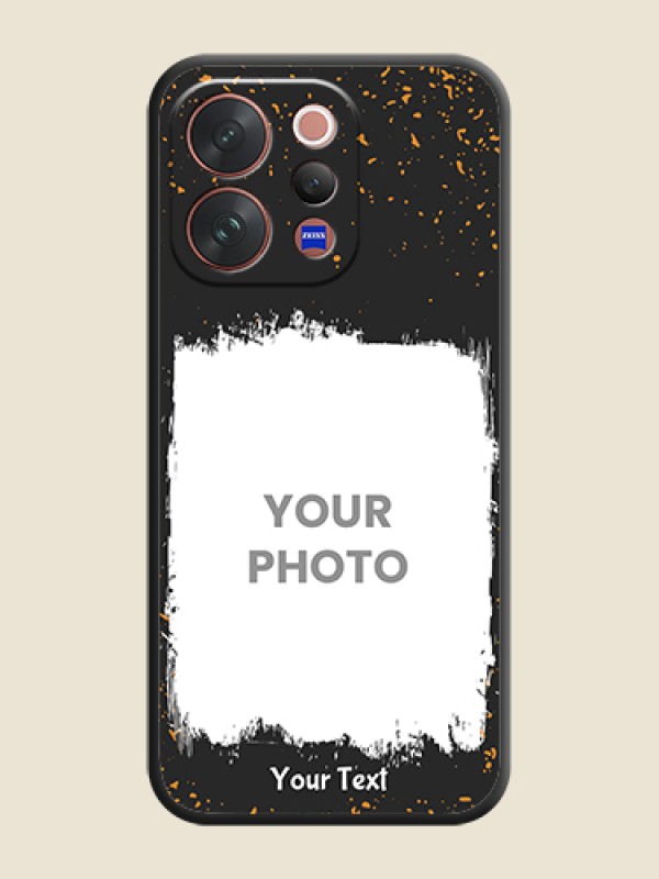 Custom Spray Free Design on Photo On Space Black Custom Soft Matte Mobile Back Cover - Vivo V70 5G - alternate view