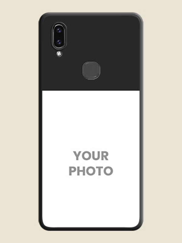 Custom Image Upload With Space Black Color On Custom Soft Matte Mobile Back Cover - Vivo V9 - alternate view