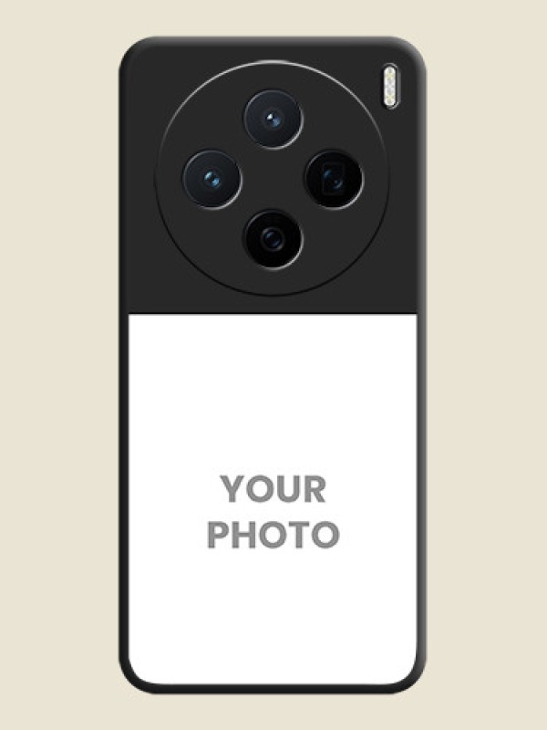 Custom Image Upload With Space Black Color On Custom Soft Matte Mobile Back Cover - Vivo X200 5G - alternate view