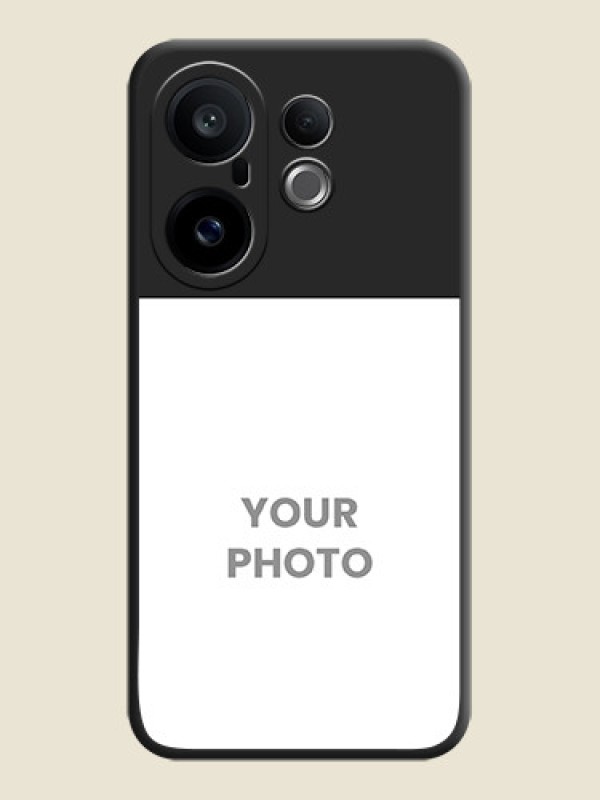 Custom Image Upload With Space Black Color On Custom Soft Matte Mobile Back Cover - Vivo X200 Fe 5G - alternate view