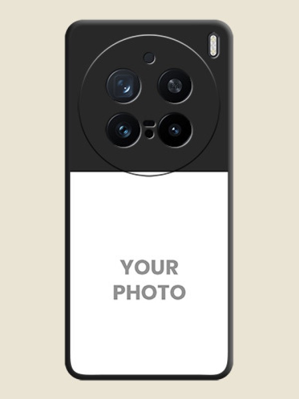 Custom Image Upload With Space Black Color On Custom Soft Matte Mobile Back Cover - Vivo X200 Pro 5G - alternate view
