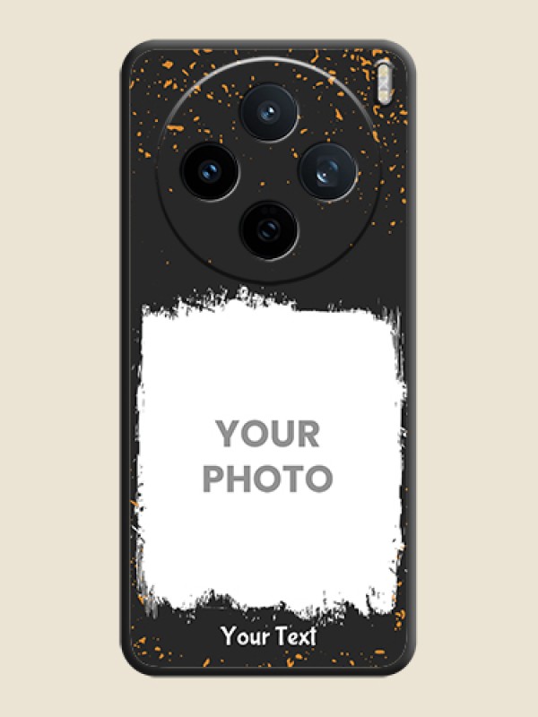 Custom Spray Free Design on Photo On Space Black Custom Soft Matte Mobile Back Cover - Vivo X200T 5G - alternate view