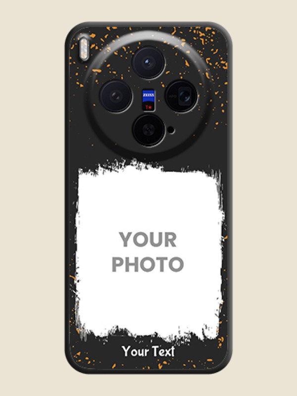 Custom Spray Free Design on Photo On Space Black Custom Soft Matte Mobile Back Cover - Vivo X300 5G - alternate view