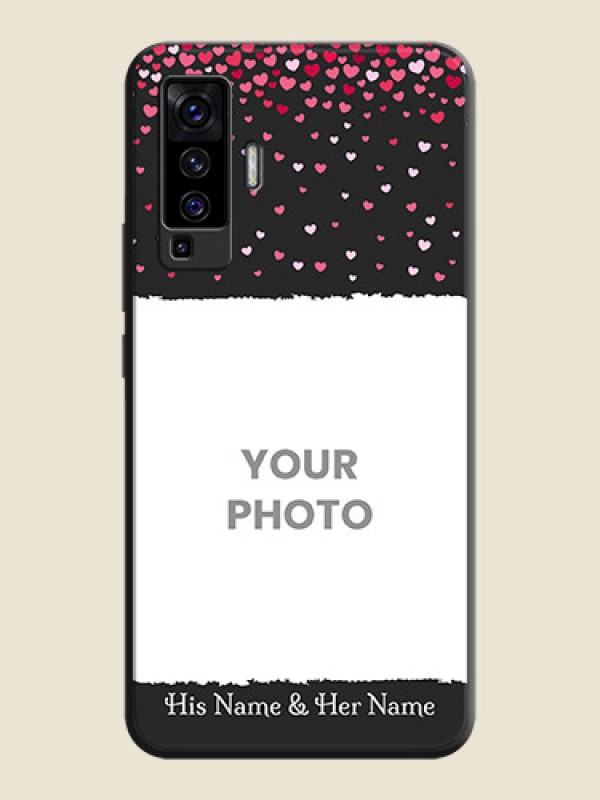 Custom Fall in Love with Your Partner  - Photo on Space Black Soft Matte Phone Cover - Vivo X50  - alternate view