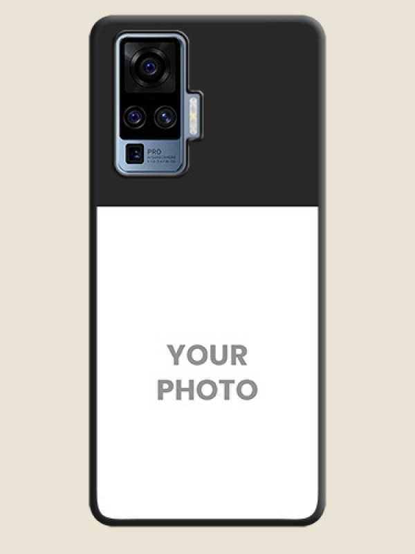 Custom Image Upload With Space Black Color On Custom Soft Matte Mobile Back Cover - Vivo X50 Pro 5G - alternate view