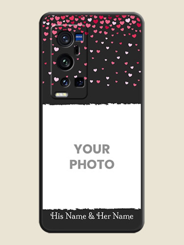 Custom Fall in Love with Your Partner  on Photo on Space Black Soft Matte Phone Cover - Vivo X60 Pro Plus - alternate view
