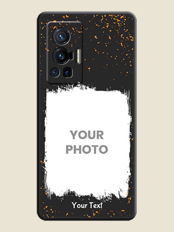 Custom Spray Free Design on Photo on Space Black Soft Matte Phone Cover - Vivo X70 Pro 5G - alternate view
