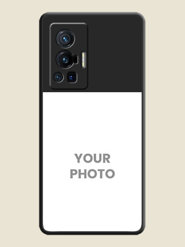 Custom Image Upload With Space Black Color On Custom Soft Matte Mobile Back Cover - Vivo X70 Pro 5G - alternate view