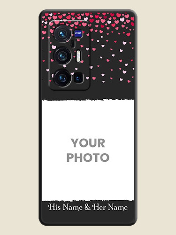 Custom Fall in Love with Your Partner  on Photo on Space Black Soft Matte Phone Cover - Vivo X70 Pro Plus 5G - alternate view