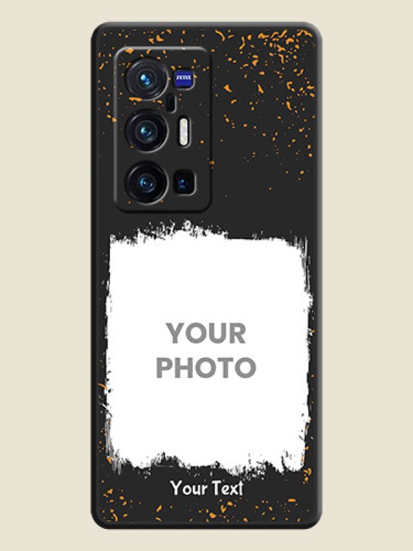 Custom Spray Free Design on Photo on Space Black Soft Matte Phone Cover - Vivo X70 Pro Plus 5G - alternate view