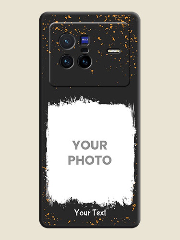 Custom Spray Free Design on Photo on Space Black Soft Matte Phone Cover - Vivo X80 5G - alternate view