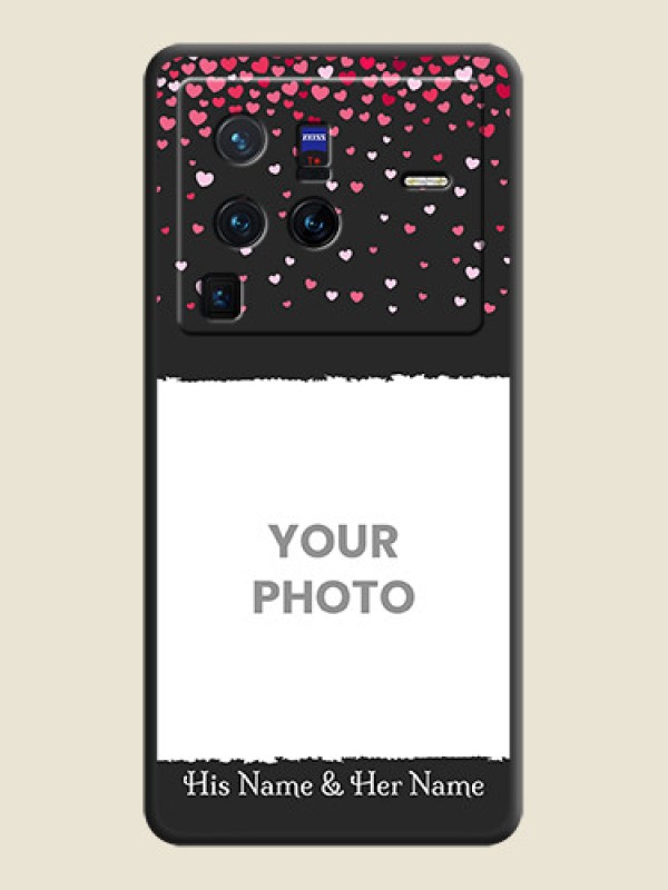 Custom Fall in Love with Your Partner  on Photo on Space Black Soft Matte Phone Cover - Vivo X80 Pro 5G - alternate view