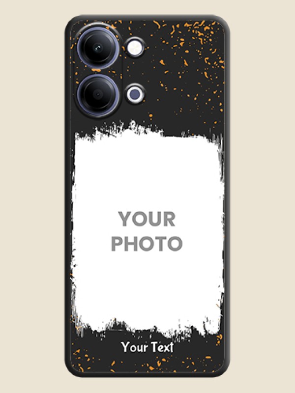 Custom Spray Free Design on Photo On Space Black Custom Soft Matte Mobile Back Cover - Vivo Y05 4G - alternate view