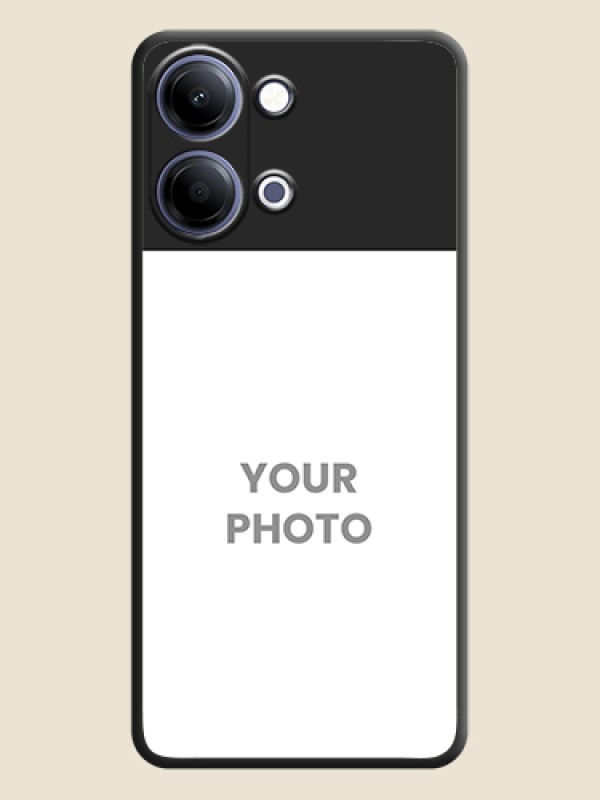 Custom Image Upload With Space Black Color On Custom Soft Matte Mobile Back Cover - Vivo Y05 4G - alternate view