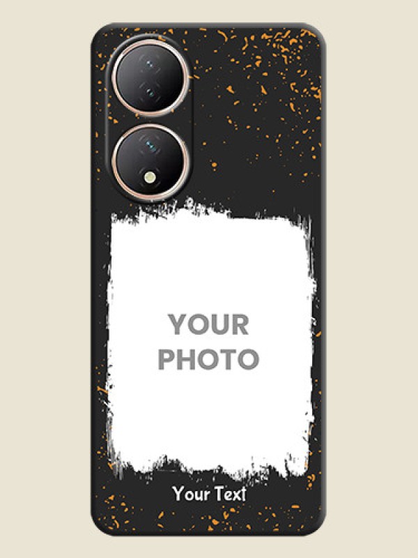 Custom Spray Free Design on Photo on Space Black Soft Matte Phone Cover - Vivo Y100A - alternate view