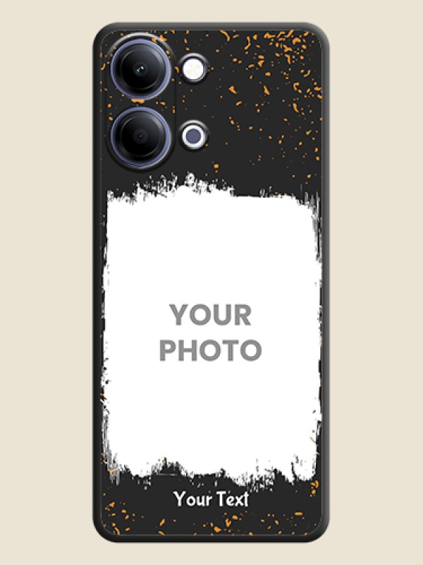 Custom Spray Free Design on Photo On Space Black Custom Soft Matte Mobile Back Cover - Vivo Y11 5G - alternate view