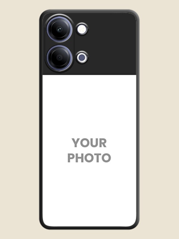 Custom Image Upload With Space Black Color On Custom Soft Matte Mobile Back Cover - Vivo Y11 5G - alternate view