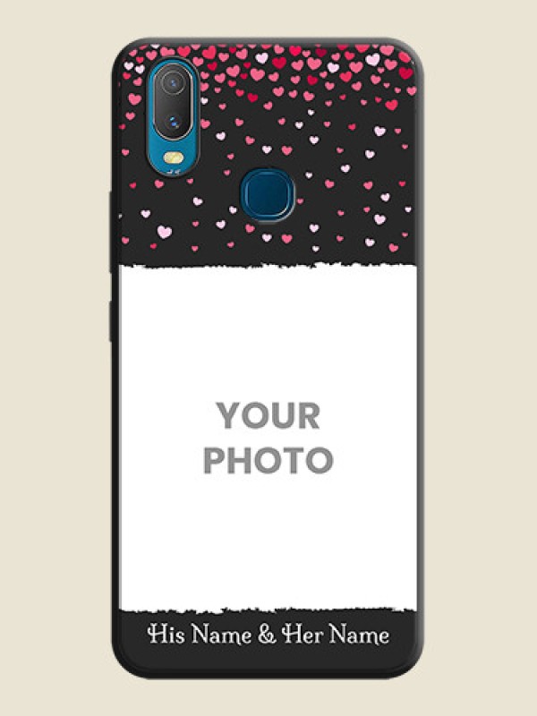 Custom Fall in Love with Your Partner  - Photo on Space Black Soft Matte Phone Cover - Vivo Y11 - alternate view