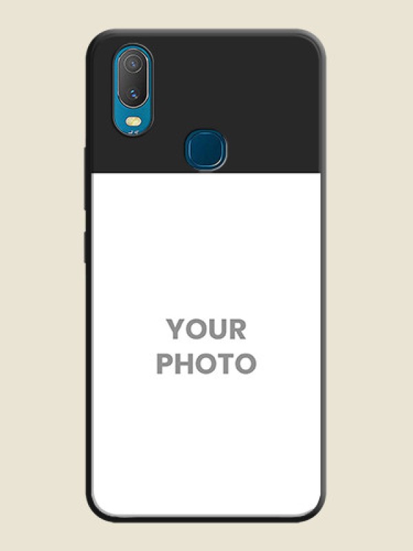 Custom Image Upload With Space Black Color On Custom Soft Matte Mobile Back Cover - Vivo Y11 - alternate view