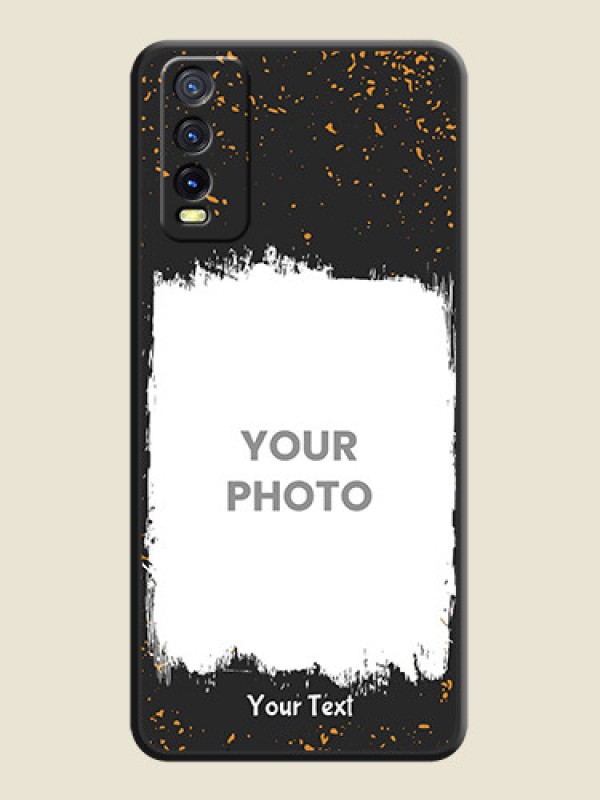 Custom Spray Free Design on Photo on Space Black Soft Matte Phone Cover - Vivo Y12G - alternate view