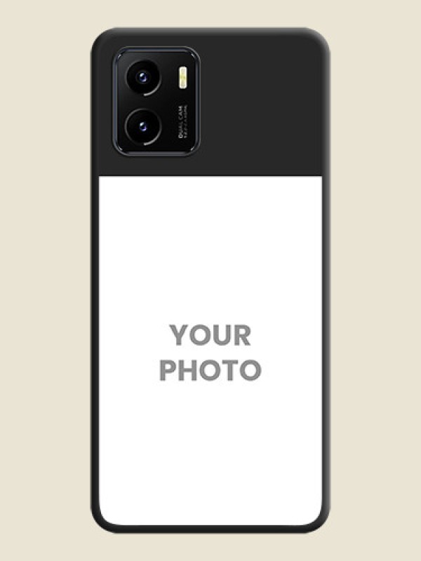Custom Image Upload With Space Black Color On Custom Soft Matte Mobile Back Cover - Vivo Y15C - alternate view