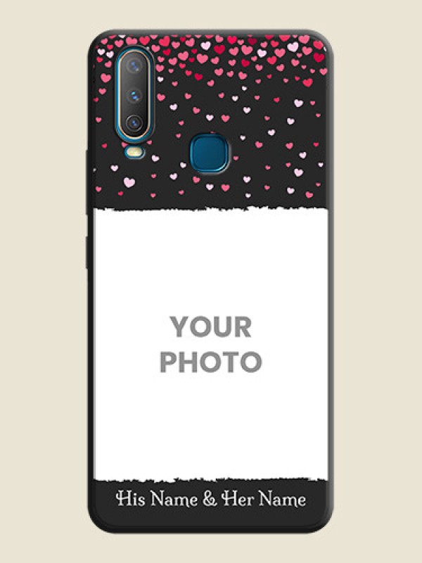 Custom Fall in Love with Your Partner  - Photo on Space Black Soft Matte Phone Cover - Vivo Y17 - alternate view