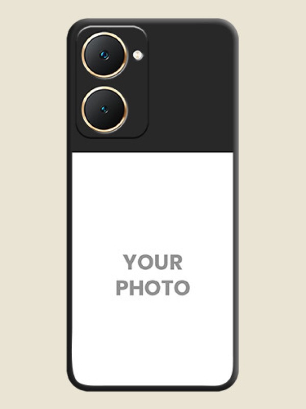 Custom Image Upload With Space Black Color On Custom Soft Matte Mobile Back Cover - Vivo Y18 - alternate view
